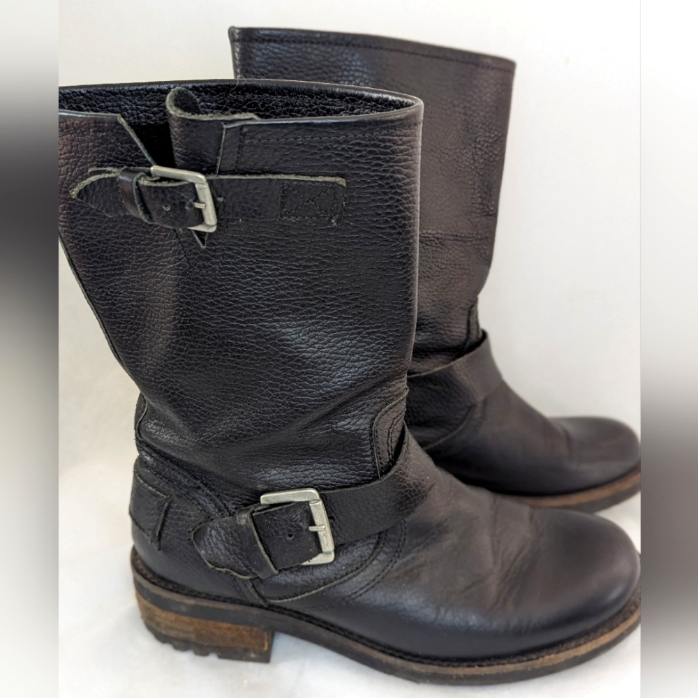 Motorcycle Bullboxer Women's Sz 9 VMorgan Leather Boots
